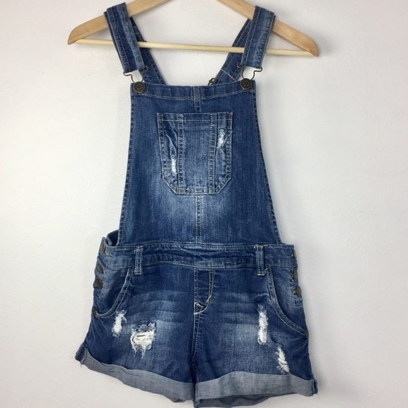 wallflower overall shorts